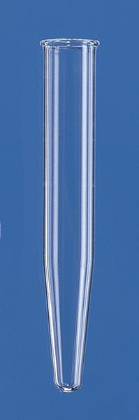 Centrifuge tubes, conical base , ungraduated, soda