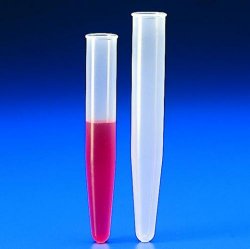 Centrifuge tubes 16x108 mm 10 ml, PP, cylindrical