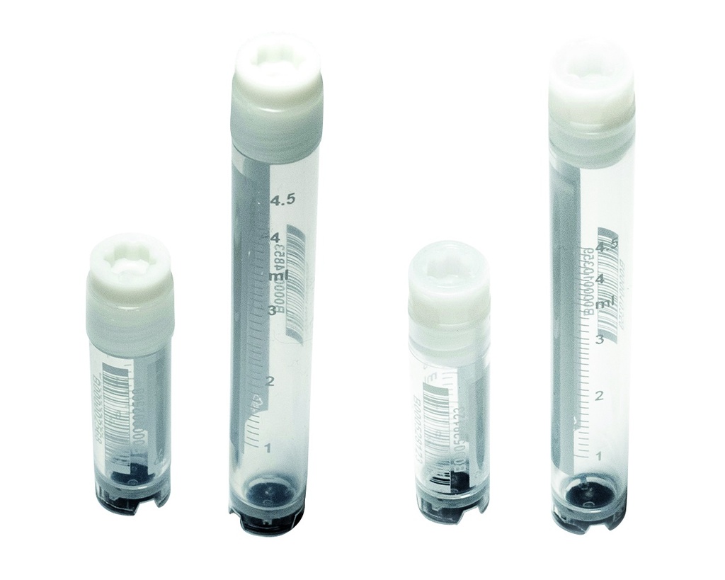 Cryotube, LLG, PP, sterile, int. thread, round bottom, 2 ml, 2 x 50 pcs.