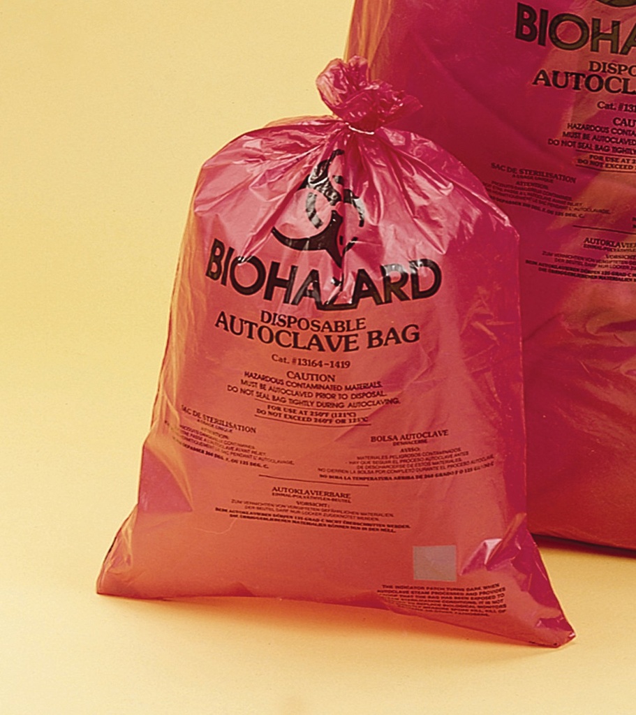 [9404013] BEL-ART-waste bags 480x580 mm Biohazard, orange-re