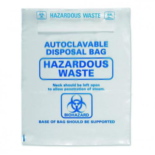 LLG-Waste bags 310x660 mm PP, autoclavable