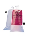Biohazard waste bags, HDPE, Width 610 mm, Lengt