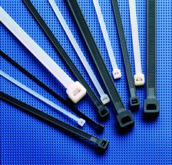[9404316] Quick-lock binders 250x4.8 mm, white Nylon, flat