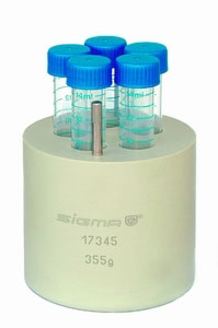 Centrifuge bucket adapter,Sigma,5x15ml Falcon tub.