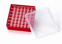 [9405756] Storage box, PP, red for 4ml vials or 4ml shell