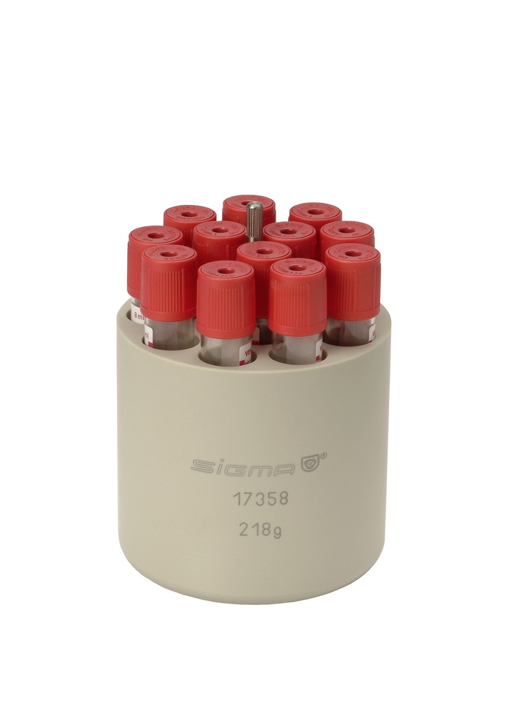 Centrifuge bucket adapter, Sigma, 12 x 15 ml tubes