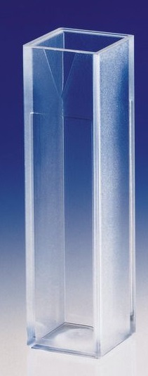 Macro cuvettes, Brand, PMMA, 10 mm, 2,5-4,5 mL, 100 pcs