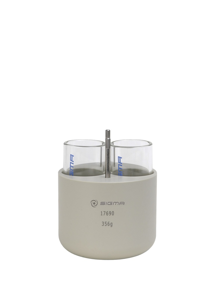 [2217690] Round carrier for 2 round bottom tubes 100 ml
