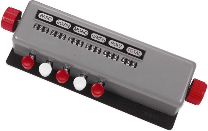 6-Key economy counter mechanical, 250x76x56mm