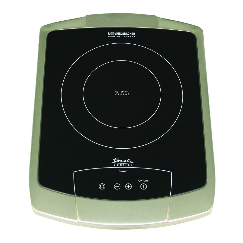 Ceran® single boiling plate touch control