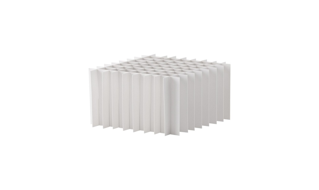 Grid divider, TENAK, 133 x 133 mm, 65 mm high, 8 x 8 cells