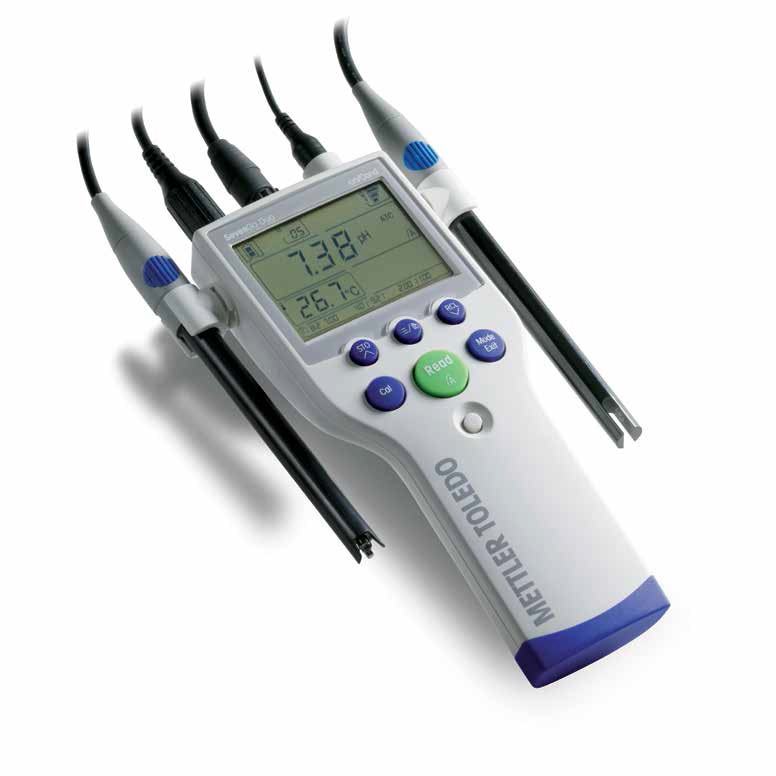 [9704323] pH/Conductivity meter, Mettler-Toledo SevenGo Duo SG23-FK5-Kit, with electrodes and accessories