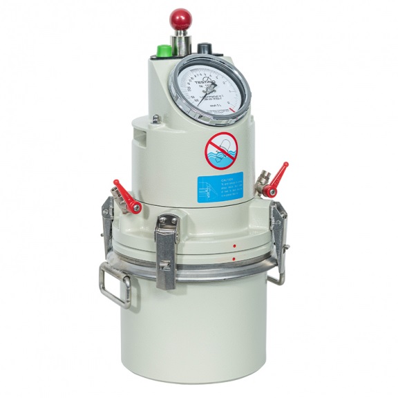 Air entrainment meter 5 liter, Testing