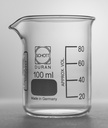 Low form beaker w spout 250ml