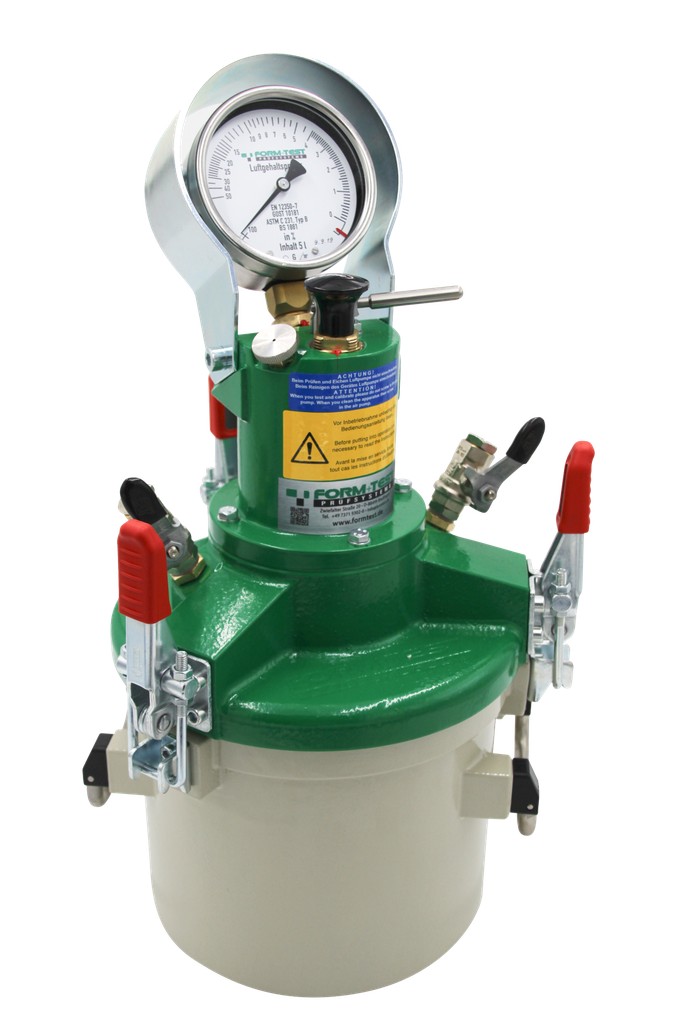 Press-ur meter, Form+Test, 5,5 liter