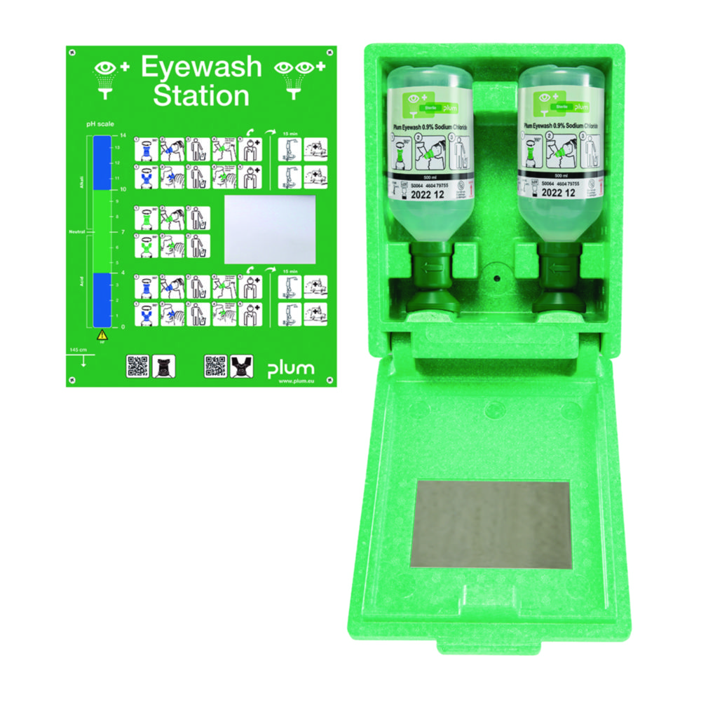 [9733796] Eye wach station, B-Safety, 2 bottles, 500 ml, 265x227x110 mm