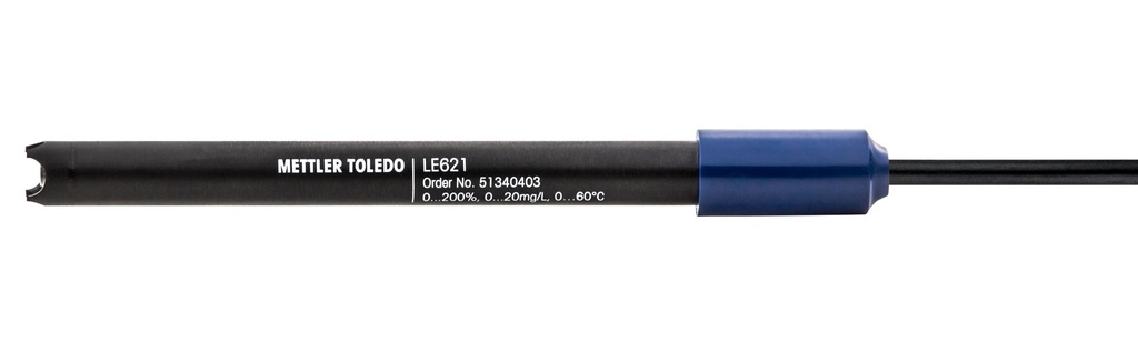 [9773734] Dissolved oxygen sensor DO, Mettler-Toledo LE621, plastic, galvanic, NTC, BNC/RCA 1 m