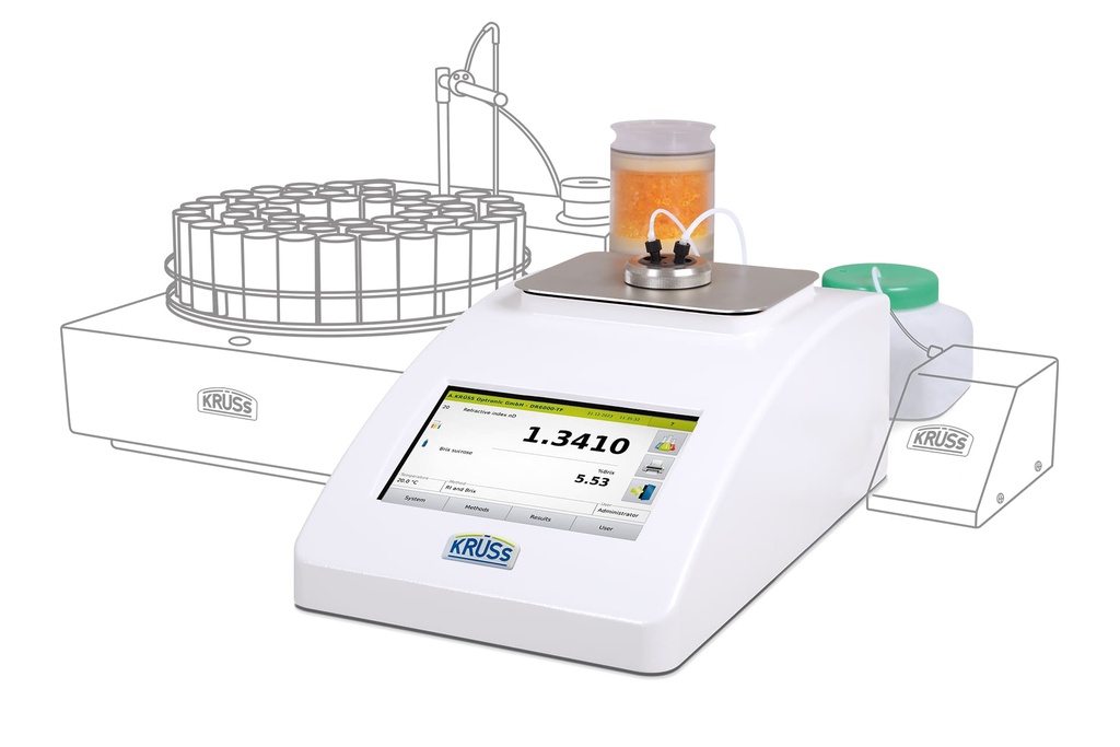 Digital Refractometer DR 6000-TF, measuring range