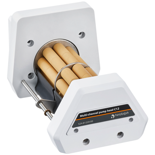 Multi channel peristaltic pump heads, C4 / C8 / C