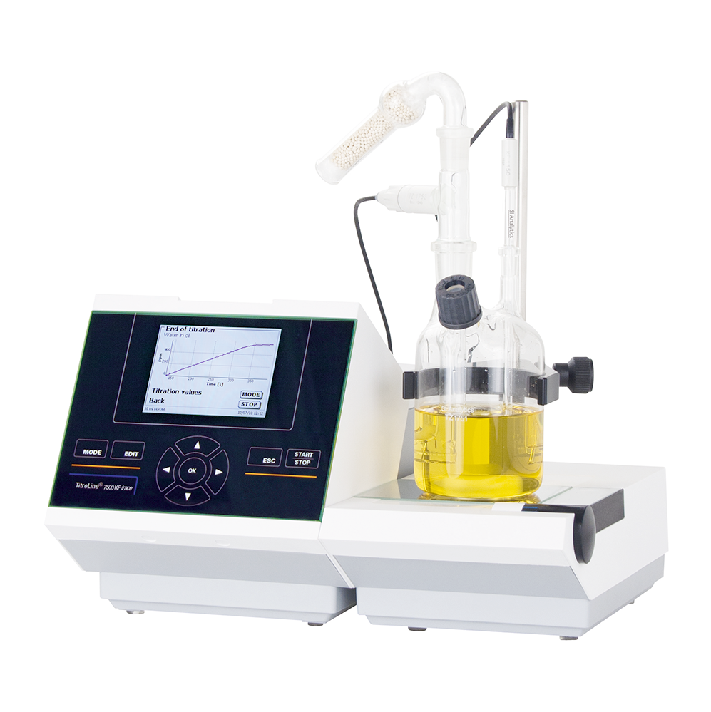 Automatic titrator, SI Analytics TitroLine 7500 KF Trace M3, coulometric