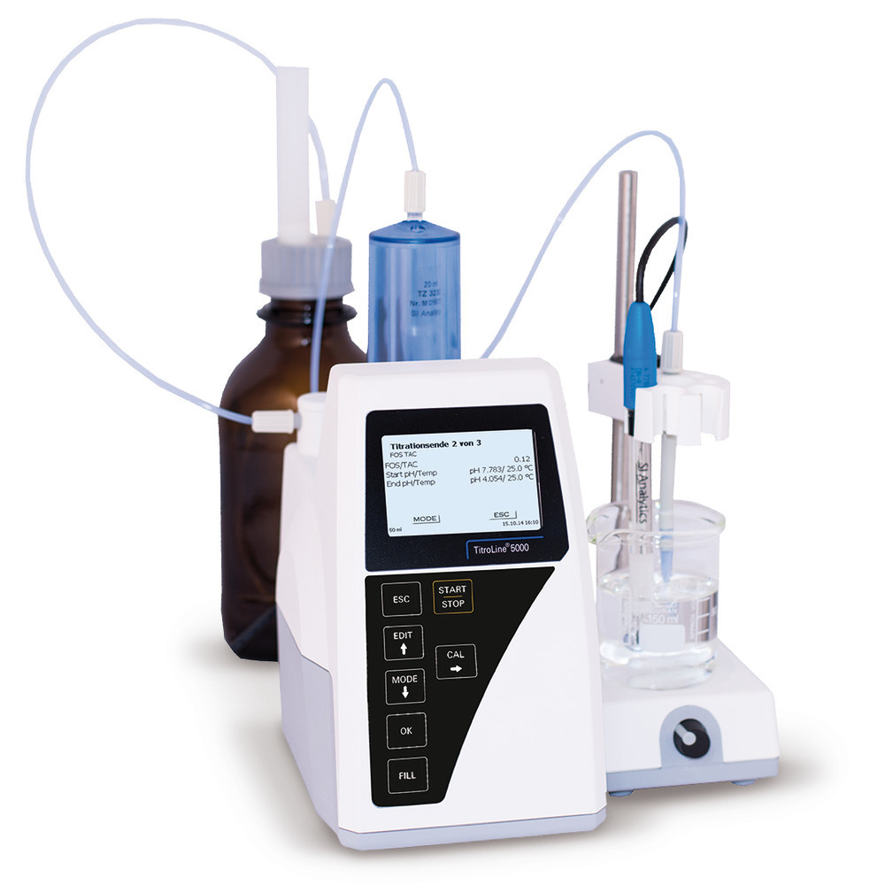 [9863184] Automatic titrator, SI Analytics TitroLine 5000/20 M1, 20 mL, dosing