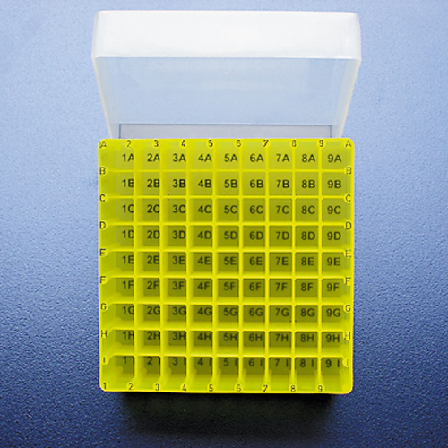 Cryobox, TPP, 133 x 133 x 45 mm, PP, 9 x 9, 1.2/2.0 ml tubes