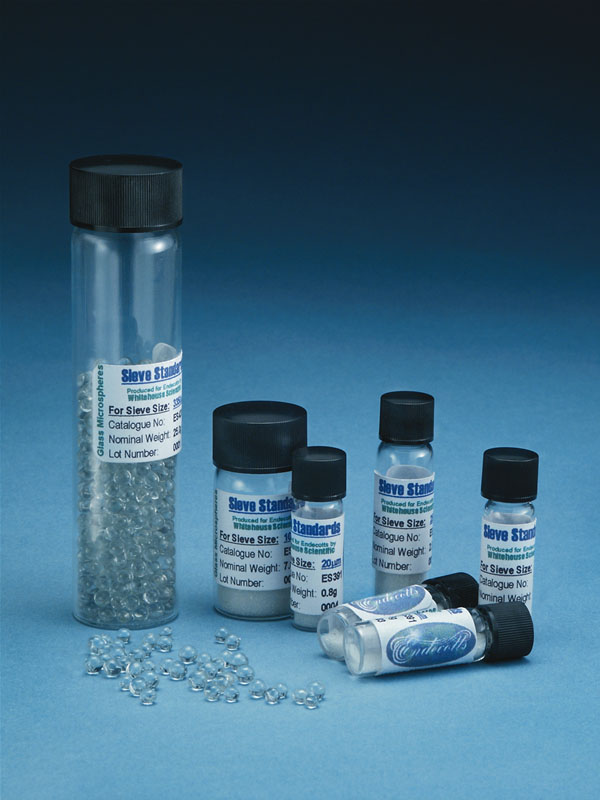 Calibrationbeads, Endecotts, Soda-lime glass, NIST, 212 µm