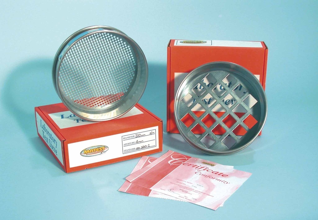 [2361522] Matest sieve, square h., Ø300mm, maske:31,5 mm