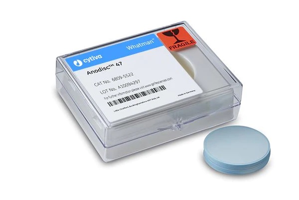 Membrane filter, Whatman Anodisc, Anopore, Ø47, 0,2 µm, 50 pcs