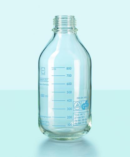 [9971704] Laboratory bottle 1000 ml, cle ar Pressure Plus, G
