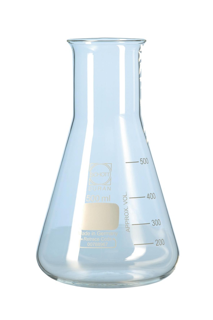 Erlenmeyerflask wide neck 500
