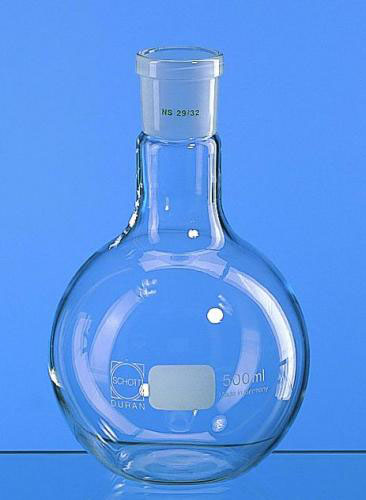 Flask flat bottom 1000ml, NS29
