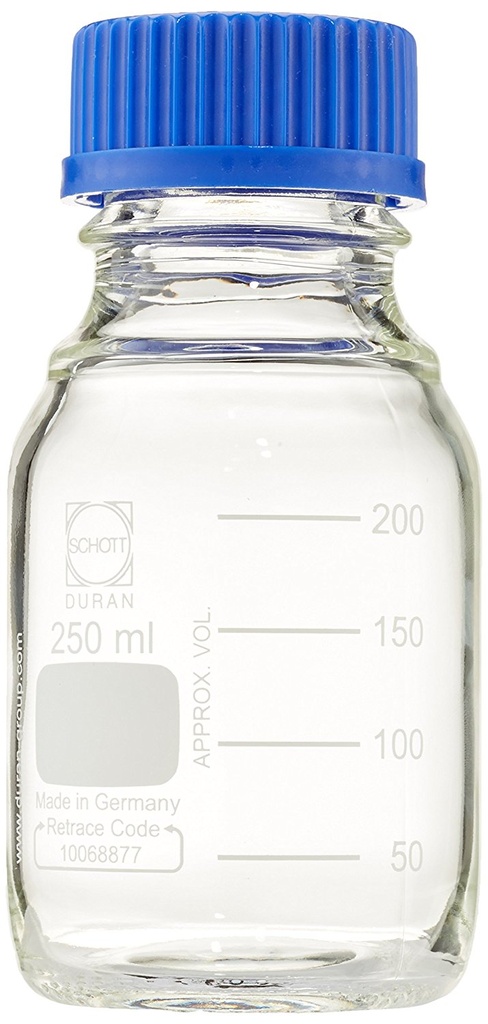 [1175512] Lab bottles w screw-cap 250 ml