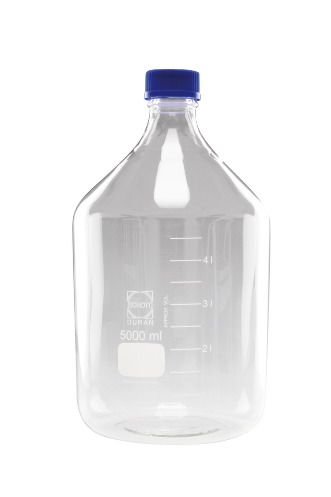 [1175516] Lab bottle w screw cap GL45, 5000 ml