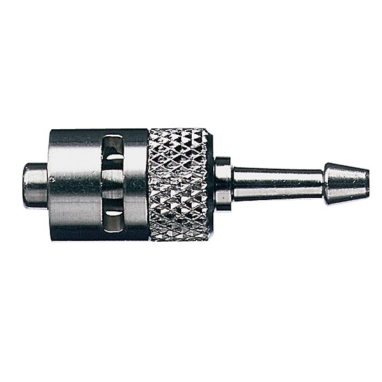 [2441507-27] Luer fitting, 316 SS, male Luer Lock x 1/4" hosebarb